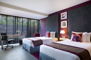 Premium bedding, minibar, in-room safe, desk