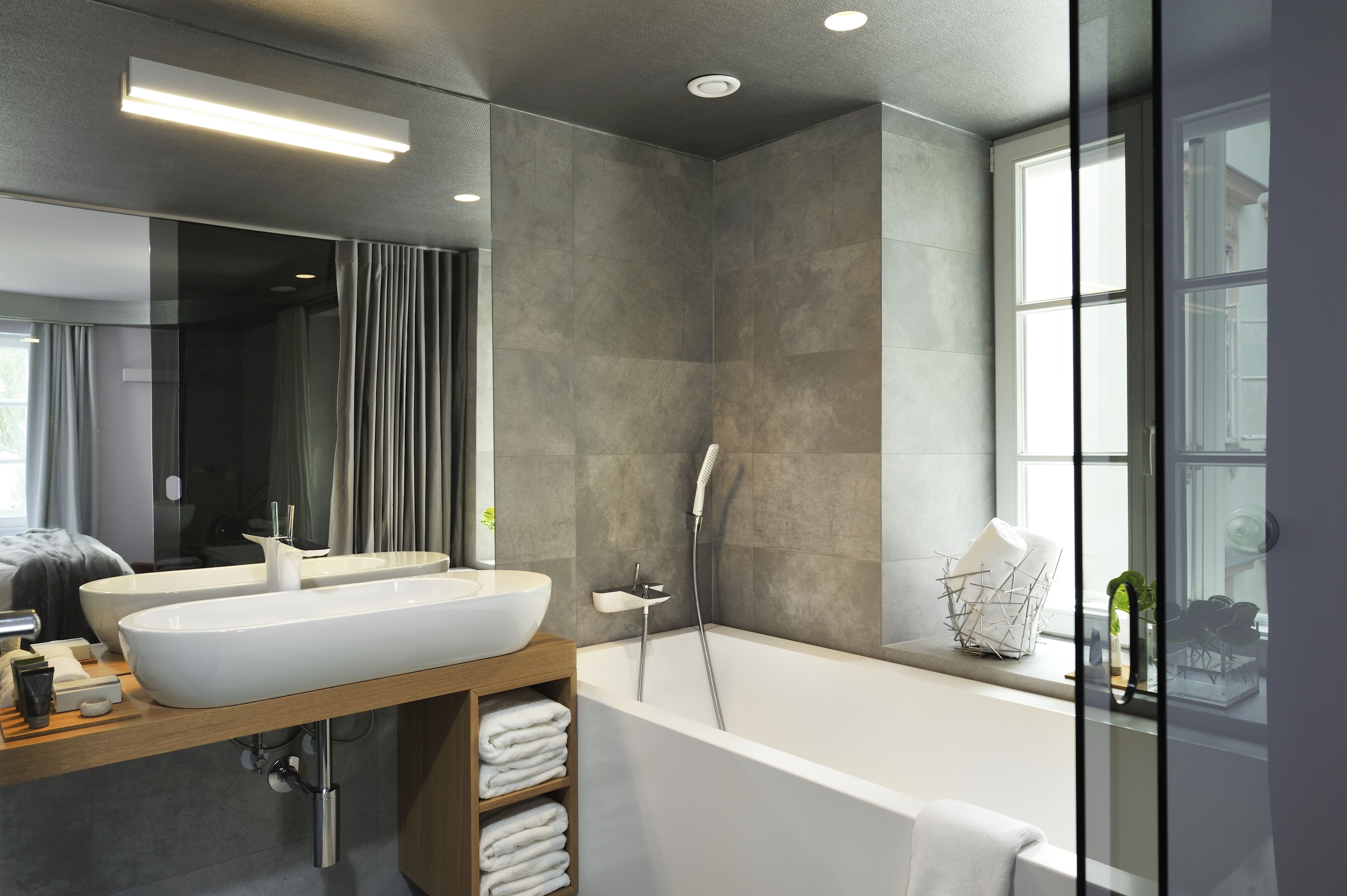 free toiletries, hair dryer, bathrobes, slippers