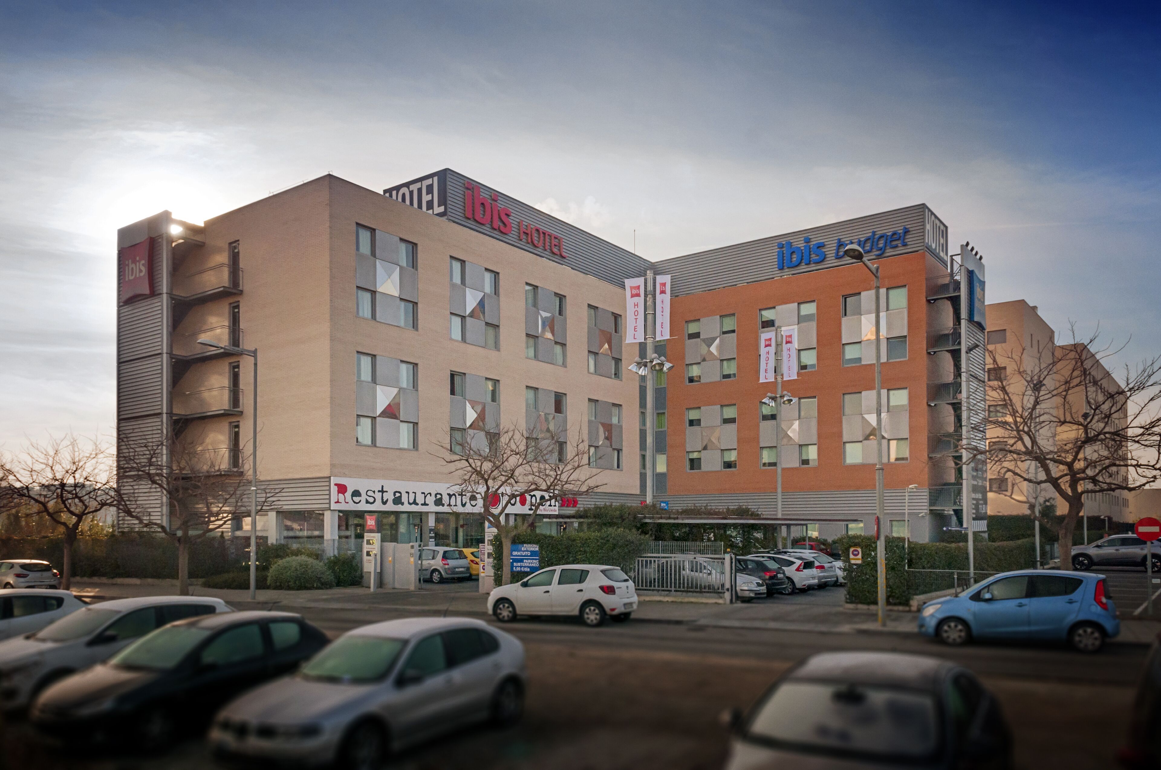 Voorkant van accommodatie