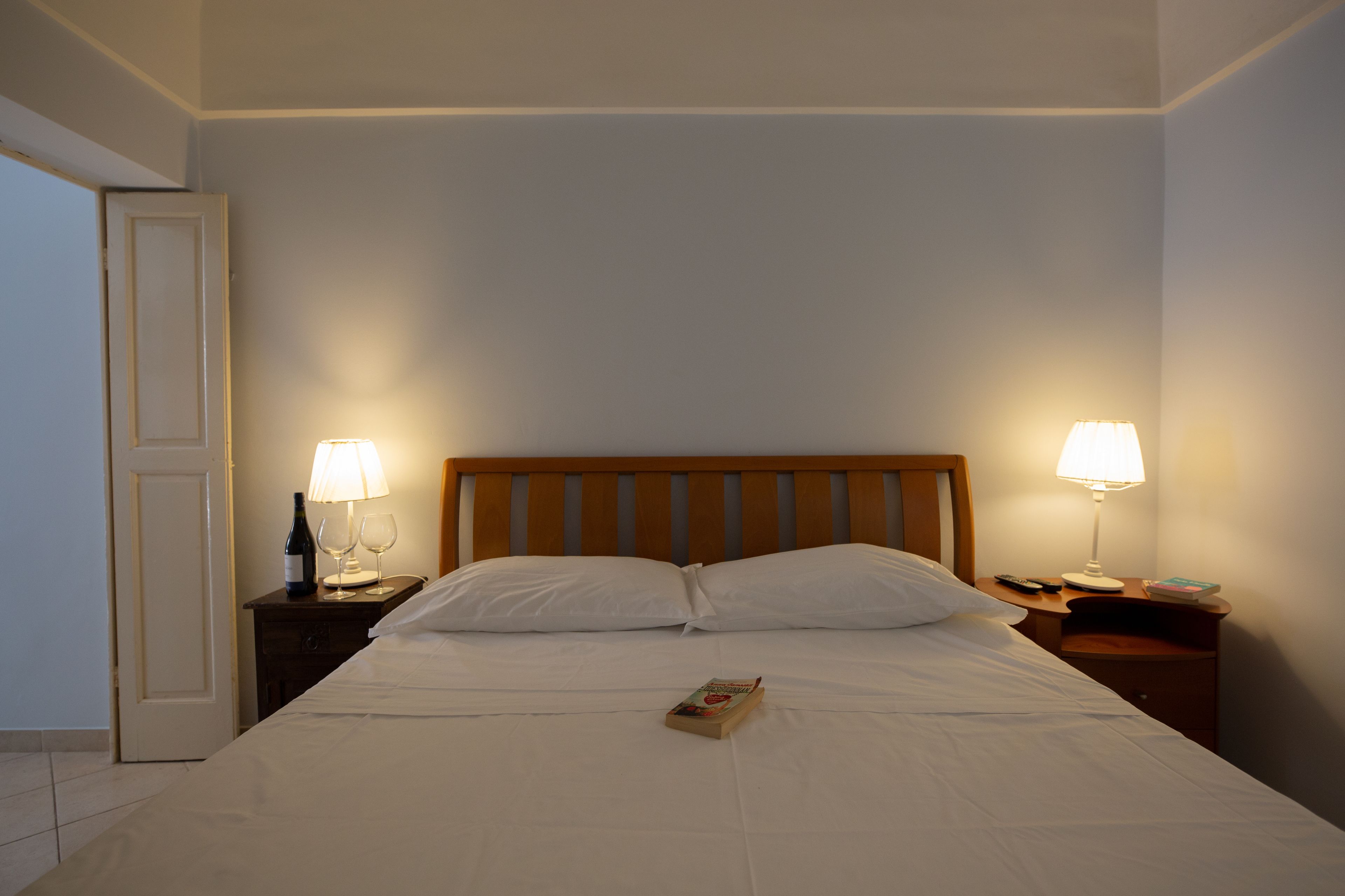 Comfort appartement, 2 slaapkamers, bijgebouw (at 200mt: in Via Giuseppe Mazzini 46) | Lakens van Egyptisch katoen, luxe beddengoed, donzen dekbedden