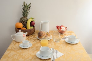 Daily buffet breakfast (EUR 7.50 per person)