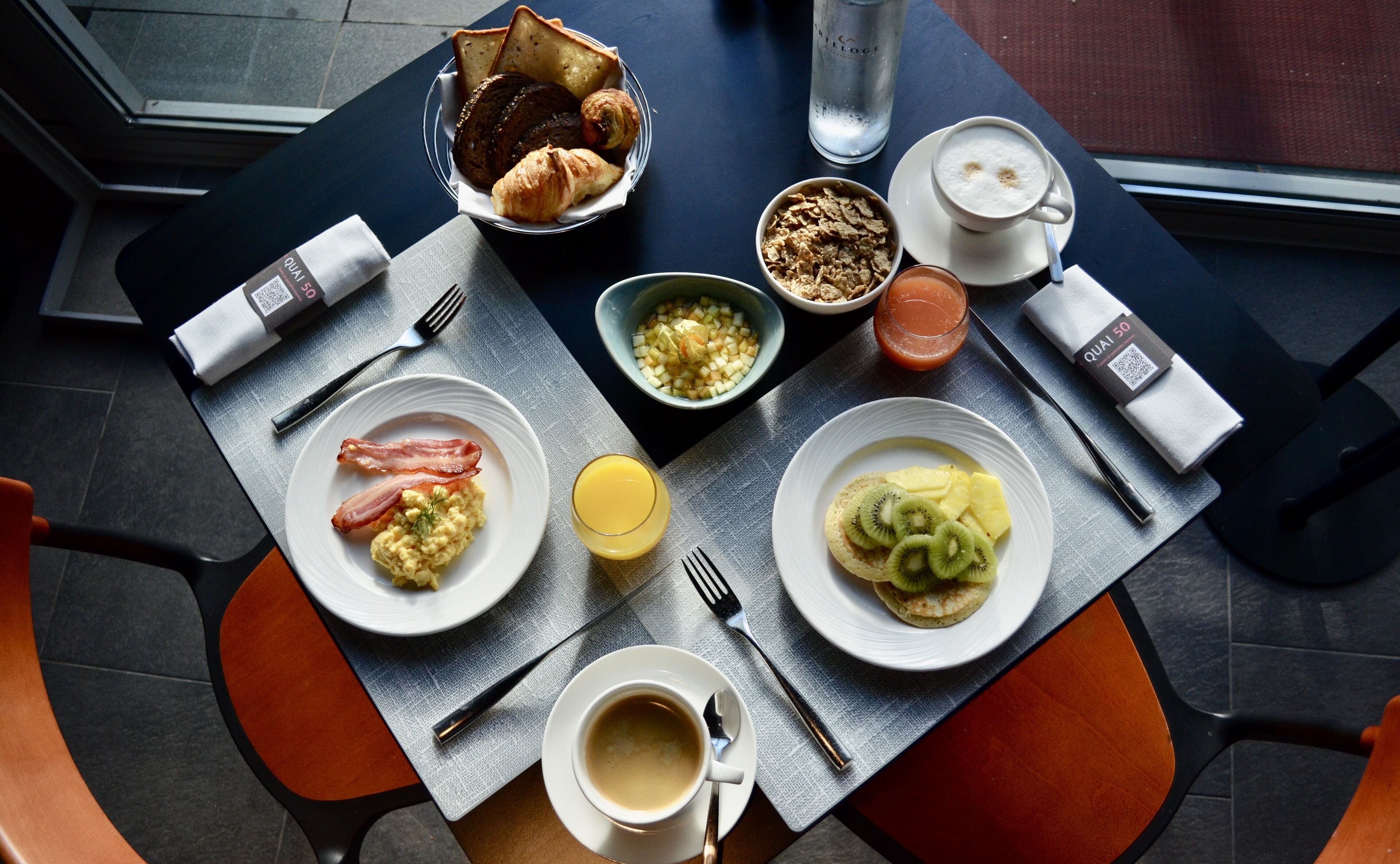 daily buffet breakfast (eur 16 per person)