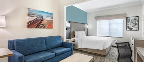 Premium bedding, pillowtop beds, in-room safe, desk