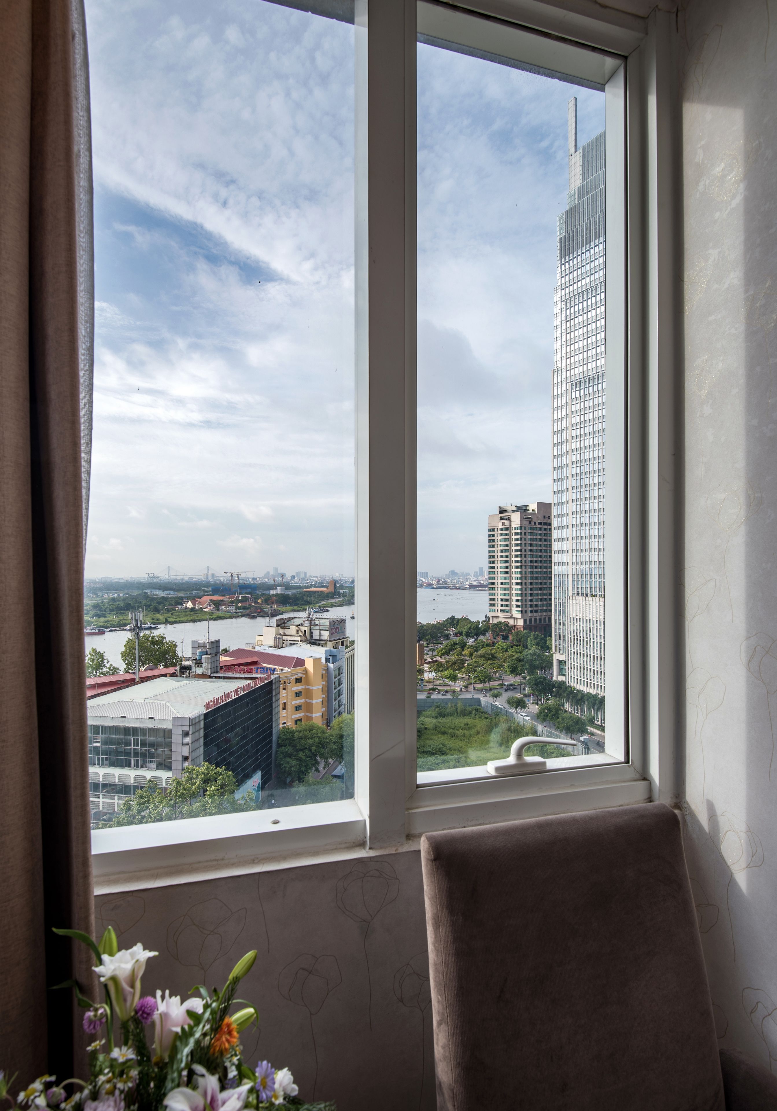 deluxe room, river view | view from room