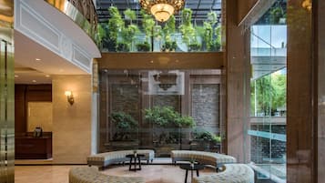 Zona de estar del vestíbulo