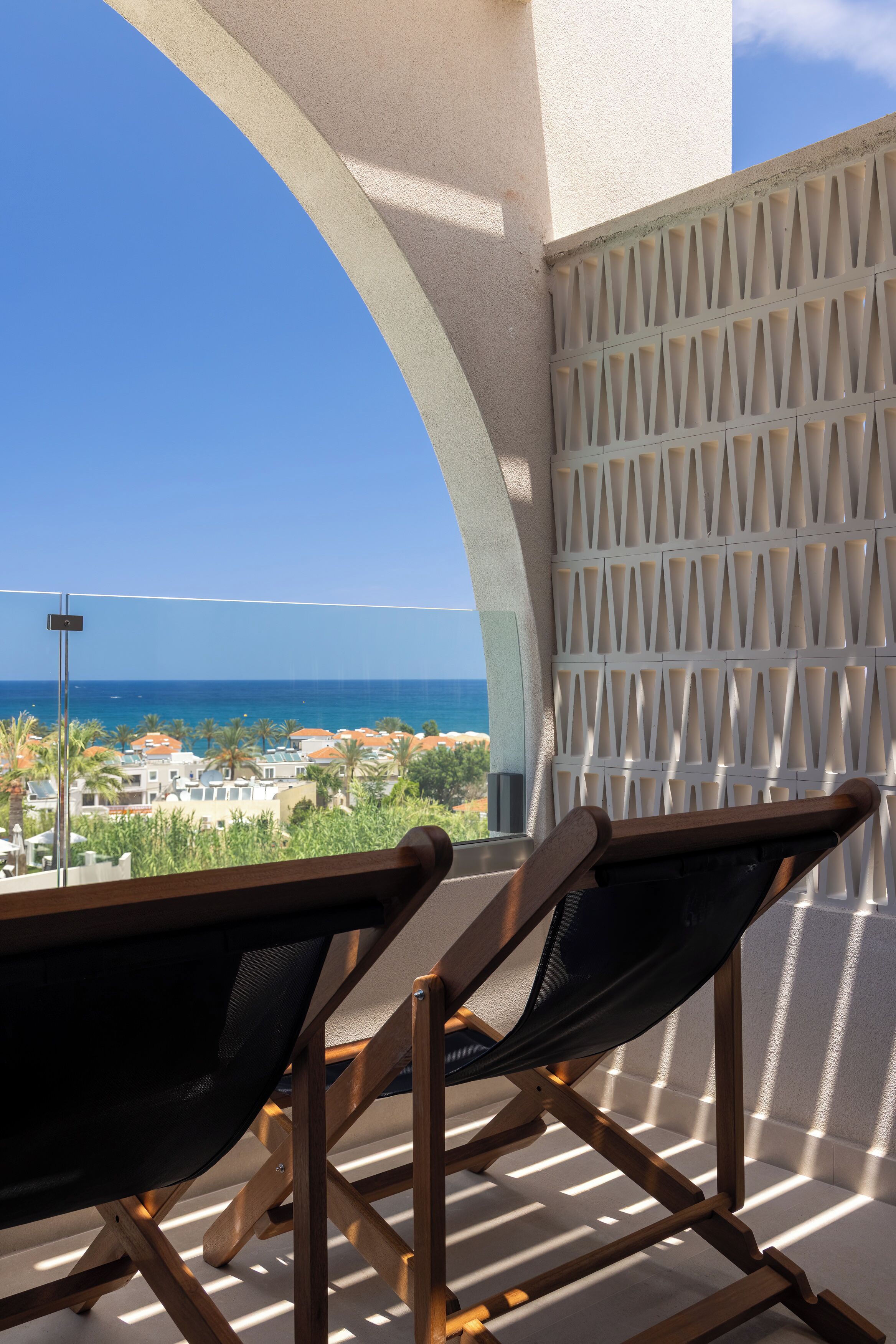 Loft Deluxe, vista mare parziale | Vista dalla camera