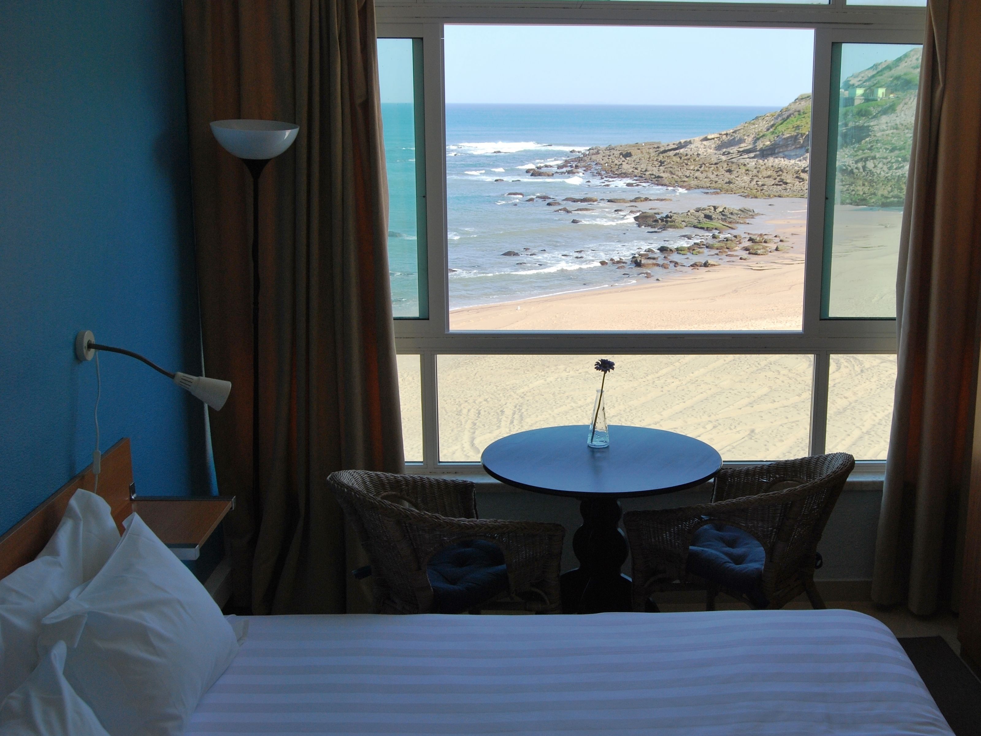 superior twin room, sea view, beachfront | view from room