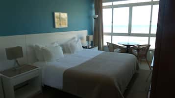 Standard Double Room, Sea View | Minibar, in-room safe, individually furnished, desk