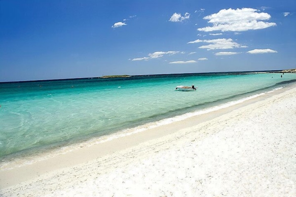 Private beach, white sand