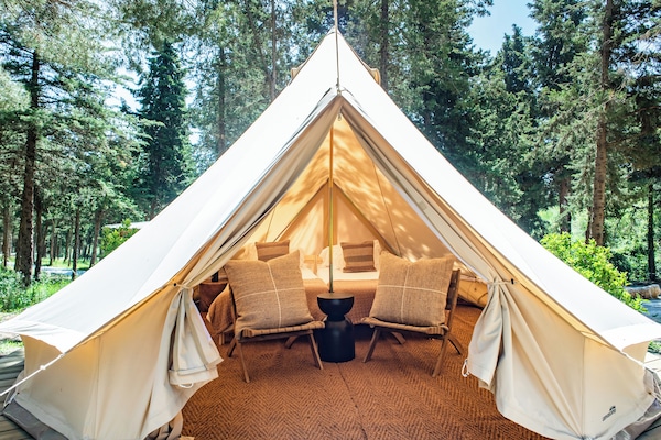 Telttamajoitus | Äänieristys, ilmainen Wi-Fi, vuodevaatteet