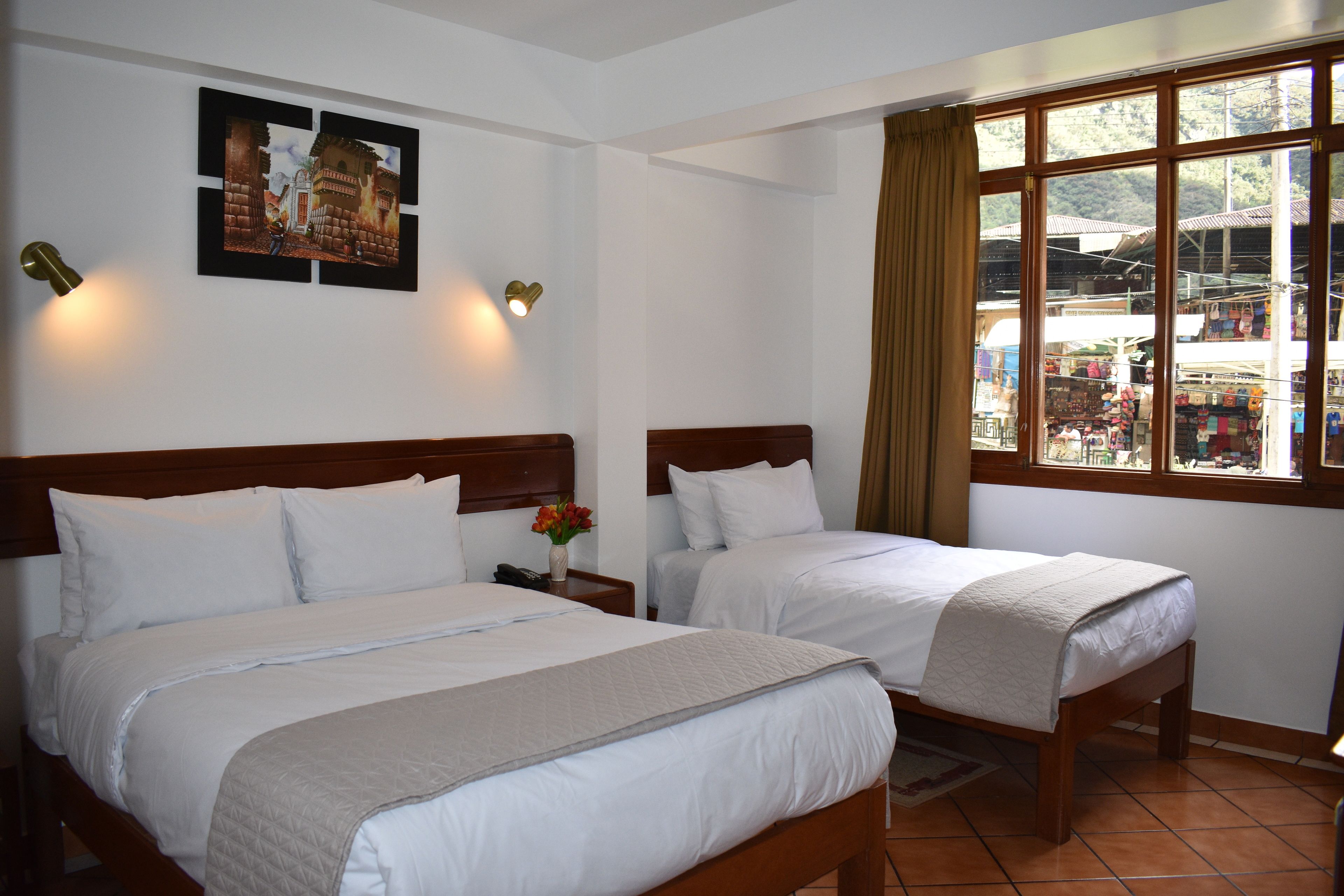 Standard Double Room, River View | 1 bedroom, in-room safe, desk, iron/ironing board