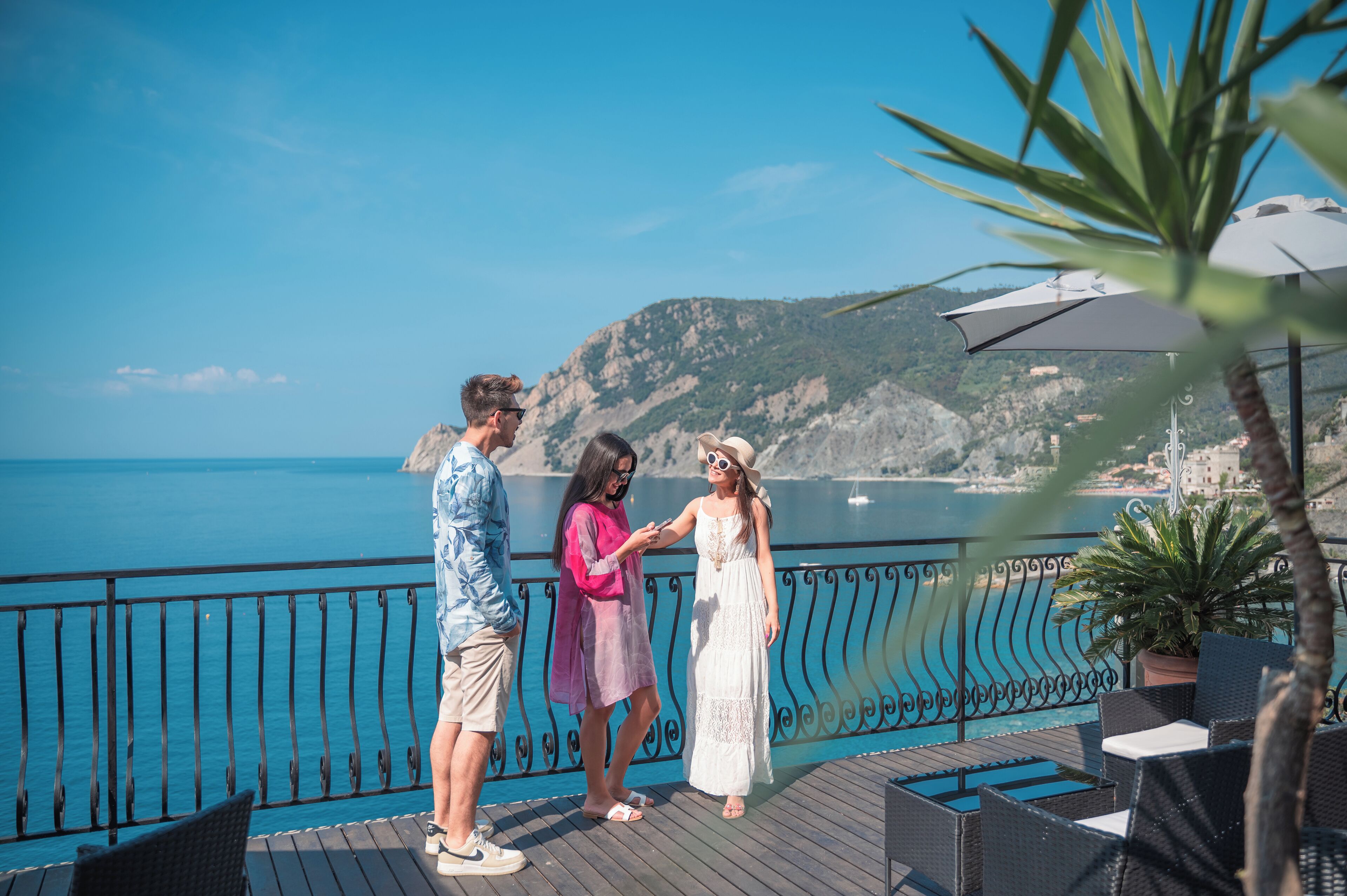 Blick von der Unterkunft