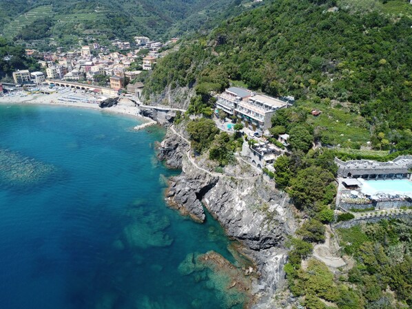 منظر من الجو على ارتفاع عالٍ