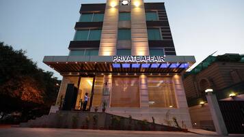 Overnatningsstedets facade