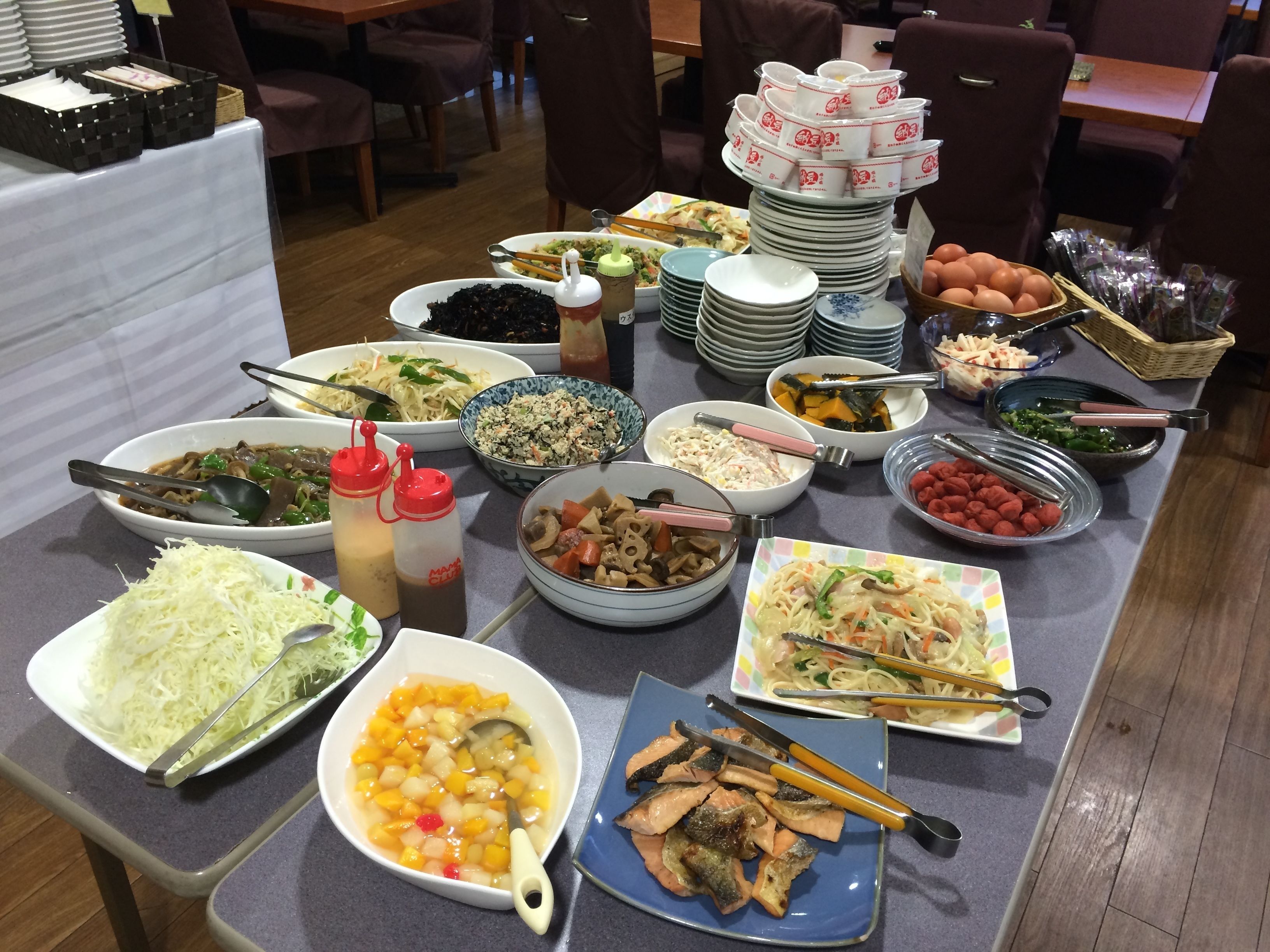 Petit déjeuner buffet compris tous les jours