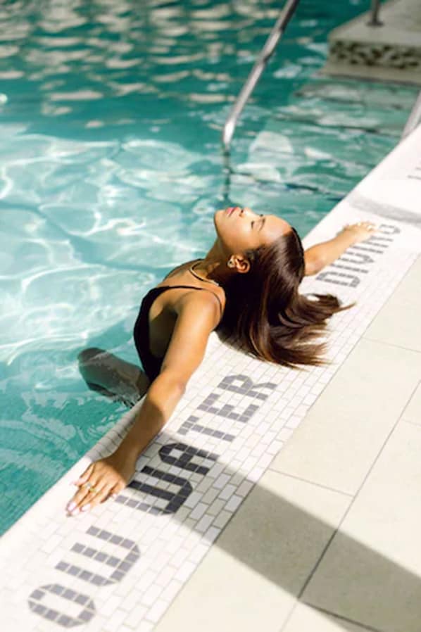 Indoor pool, free cabanas