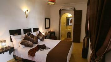 In-room safe, blackout curtains, iron/ironing board