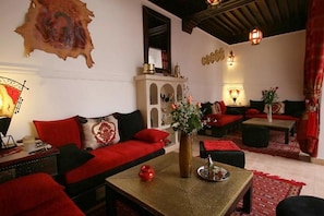 Living area - Riad Shaloma (Marrakech)