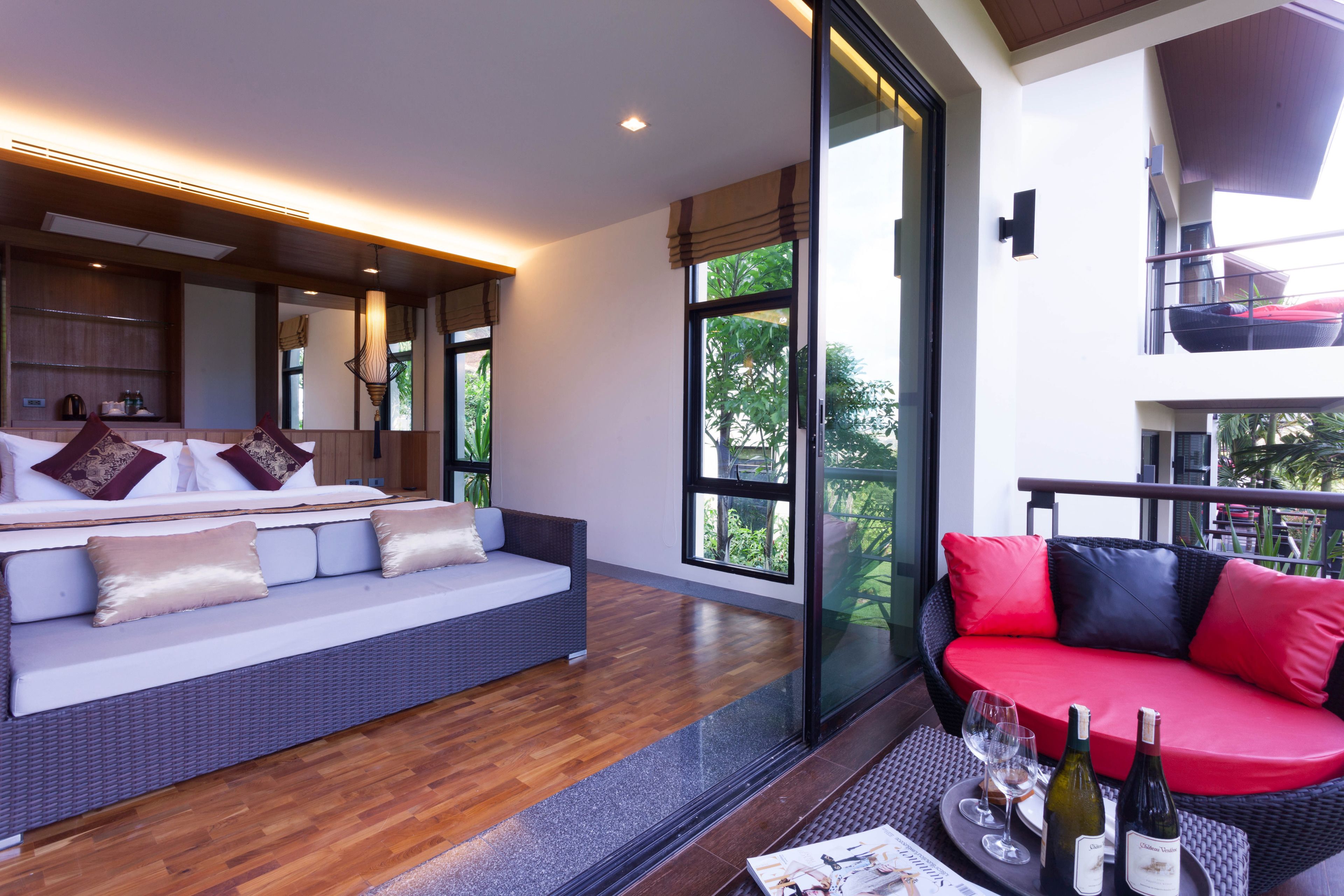 executive deluxe garden view | balcony