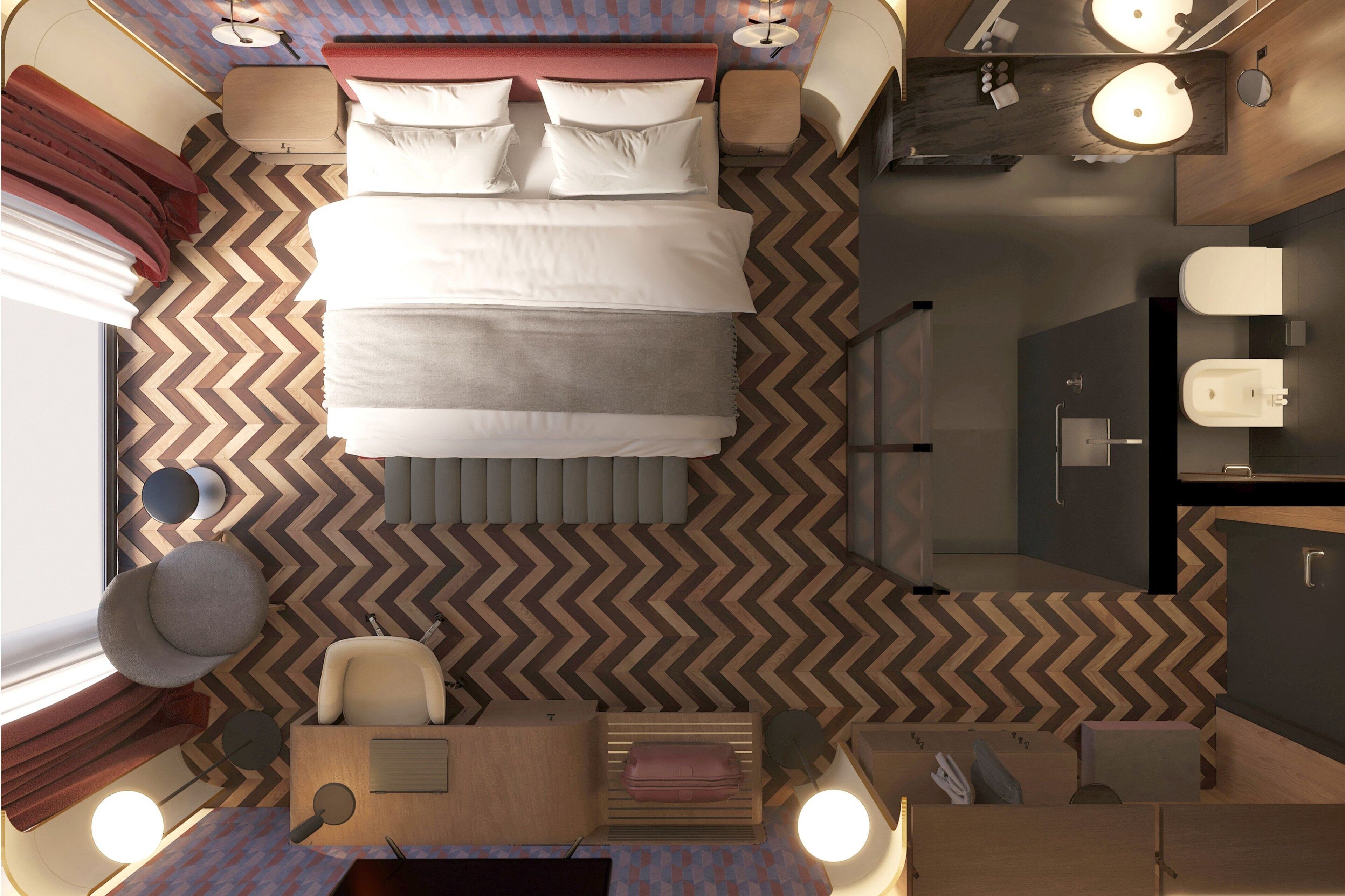 2 bedrooms, egyptian cotton sheets, premium bedding, down duvets