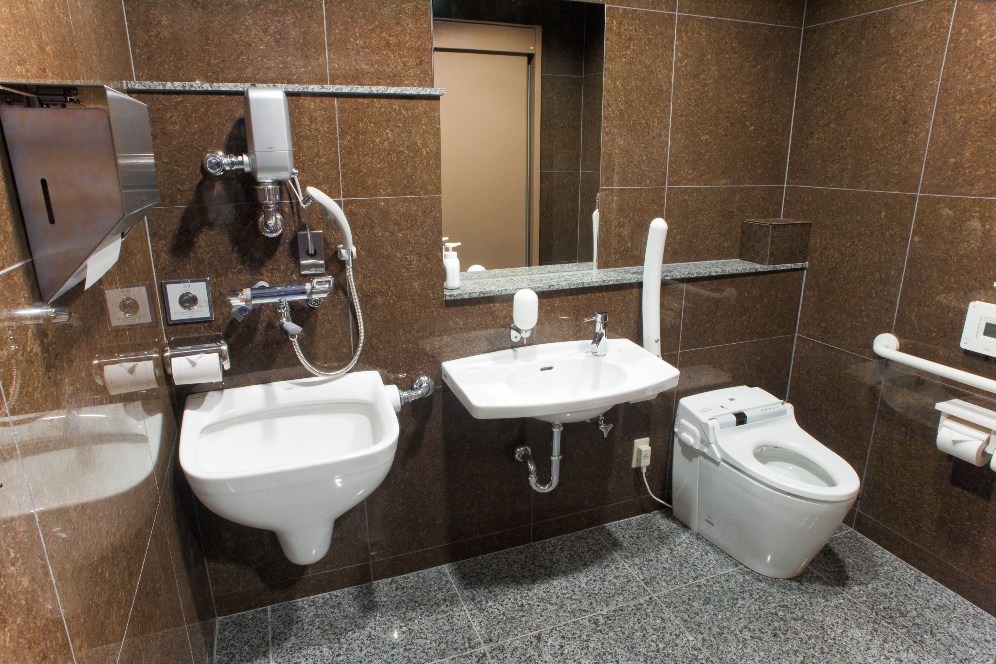 free toiletries, hair dryer, bathrobes, slippers