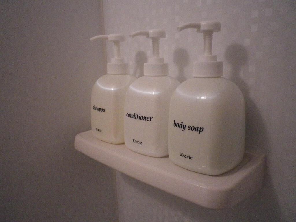 free toiletries, hair dryer, bathrobes, slippers