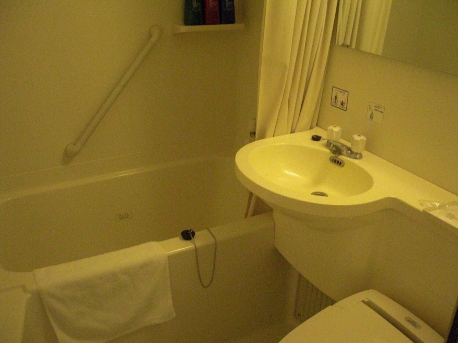 free toiletries, hair dryer, bathrobes, slippers