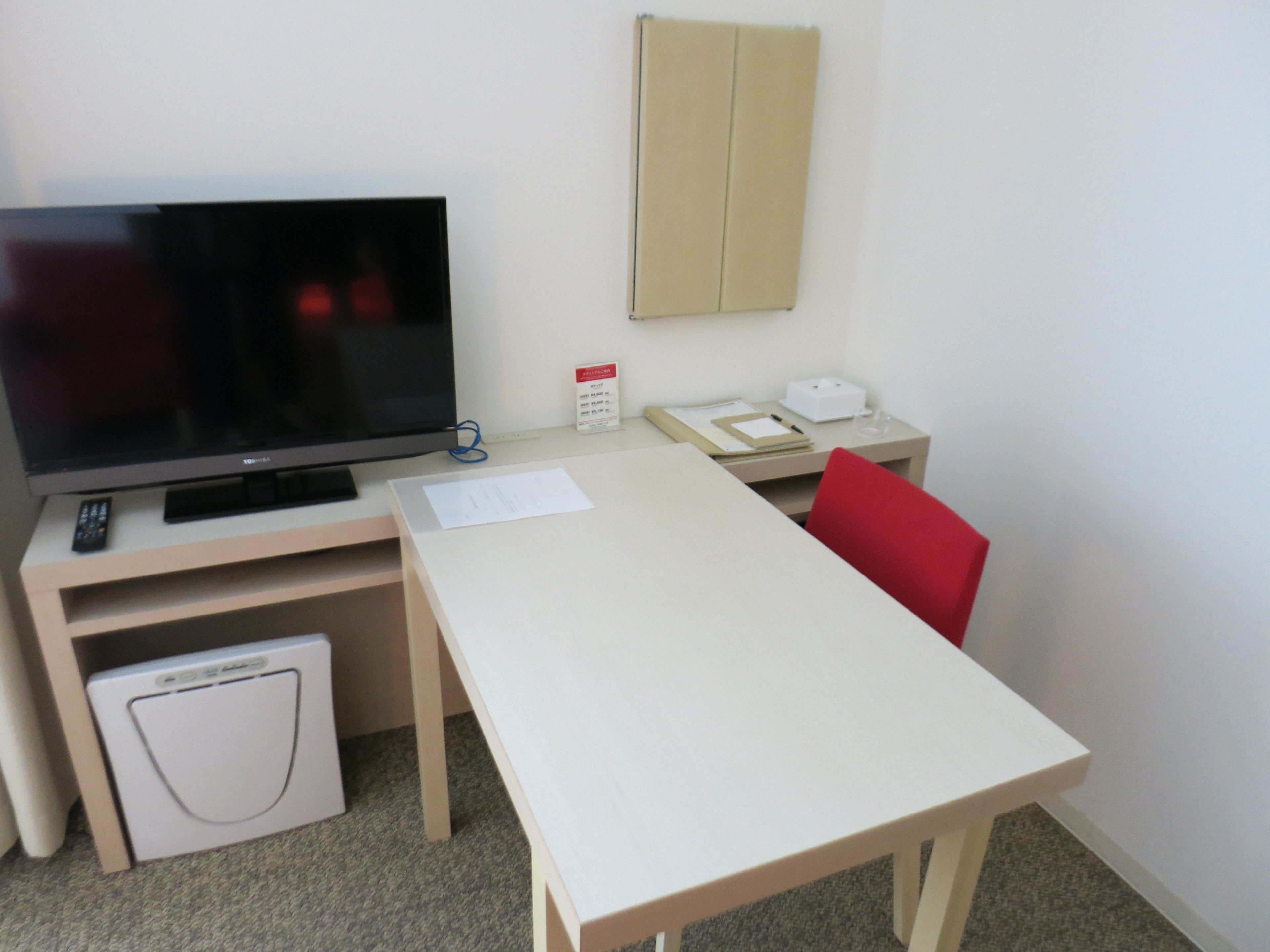 premium bedding, down duvets, desk, blackout curtains