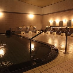 Indoor spa tub