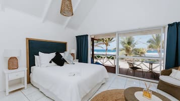 Ocean View Villa | Down duvets, individually furnished, iron/ironing board