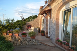 Family Quadruple Room, 1 Bedroom, Terrace, Ocean View | Terrace/patio - Alle Ginestre B&B (Anacapri)