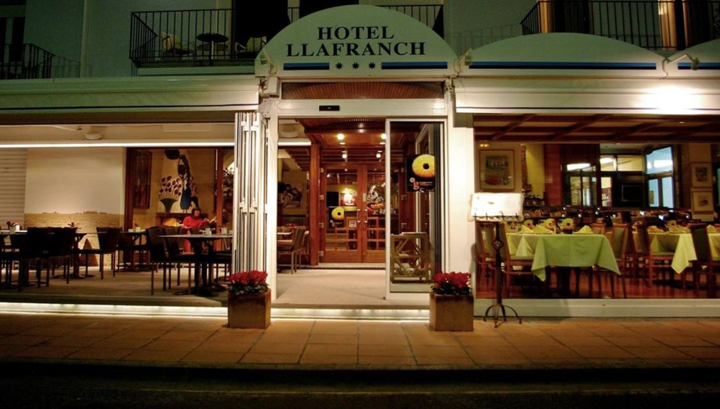 front of property – evening/night