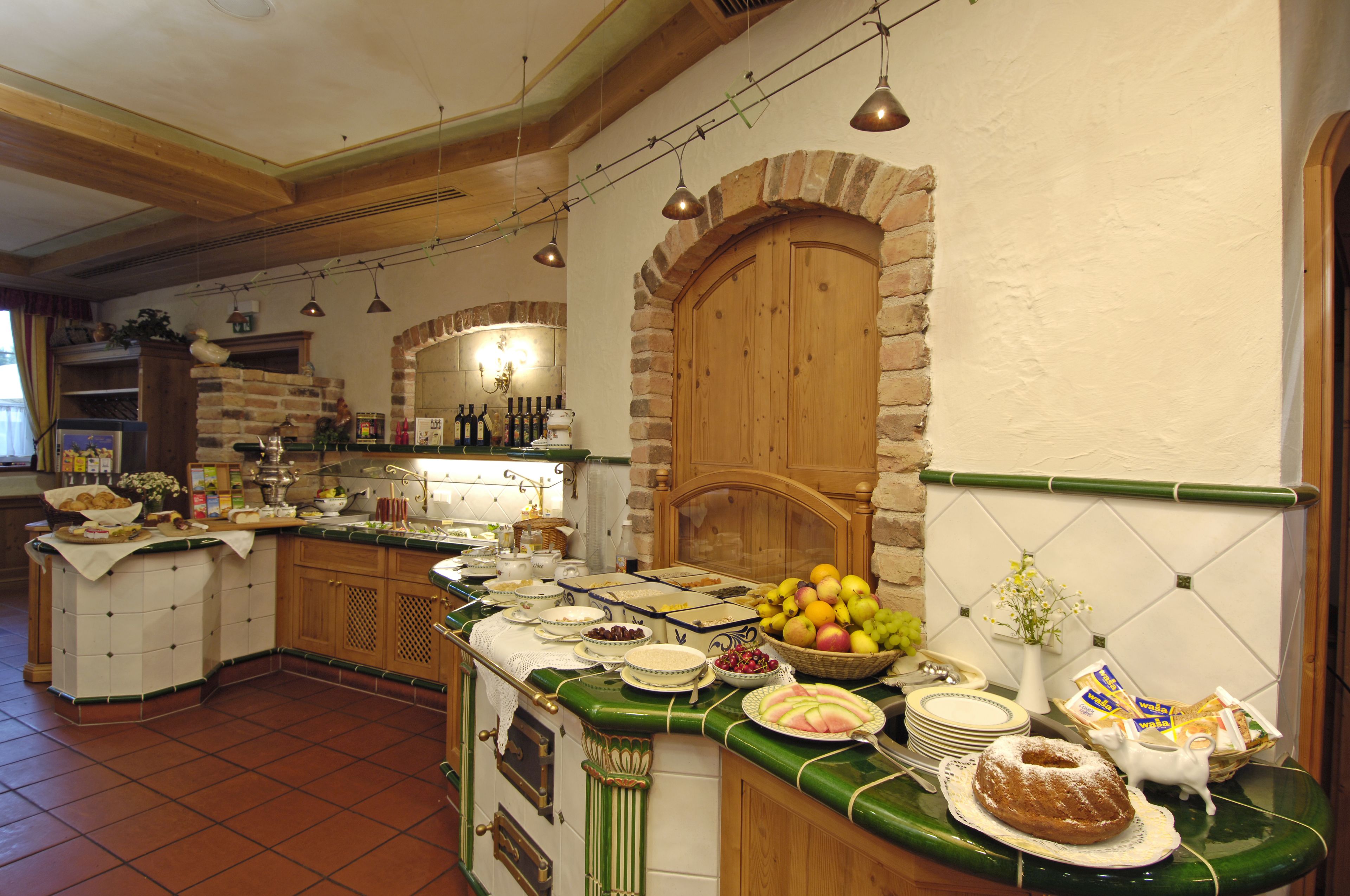 Dagelijks ontbijtbuffet (EUR 14 per persoon)