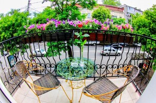 Junior Δωμάτιο, 1 Queen Κρεβάτι με Καναπέ-Κρεβάτι | Θέα από το μπαλκόνι