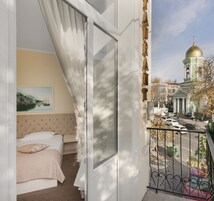 Executive Δωμάτιο, 1 Υπνοδωμάτιο | Κουρτίνες συσκότισης, ηχομόνωση, σίδερο/σιδερώστρα, δωρεάν Wi-Fi 