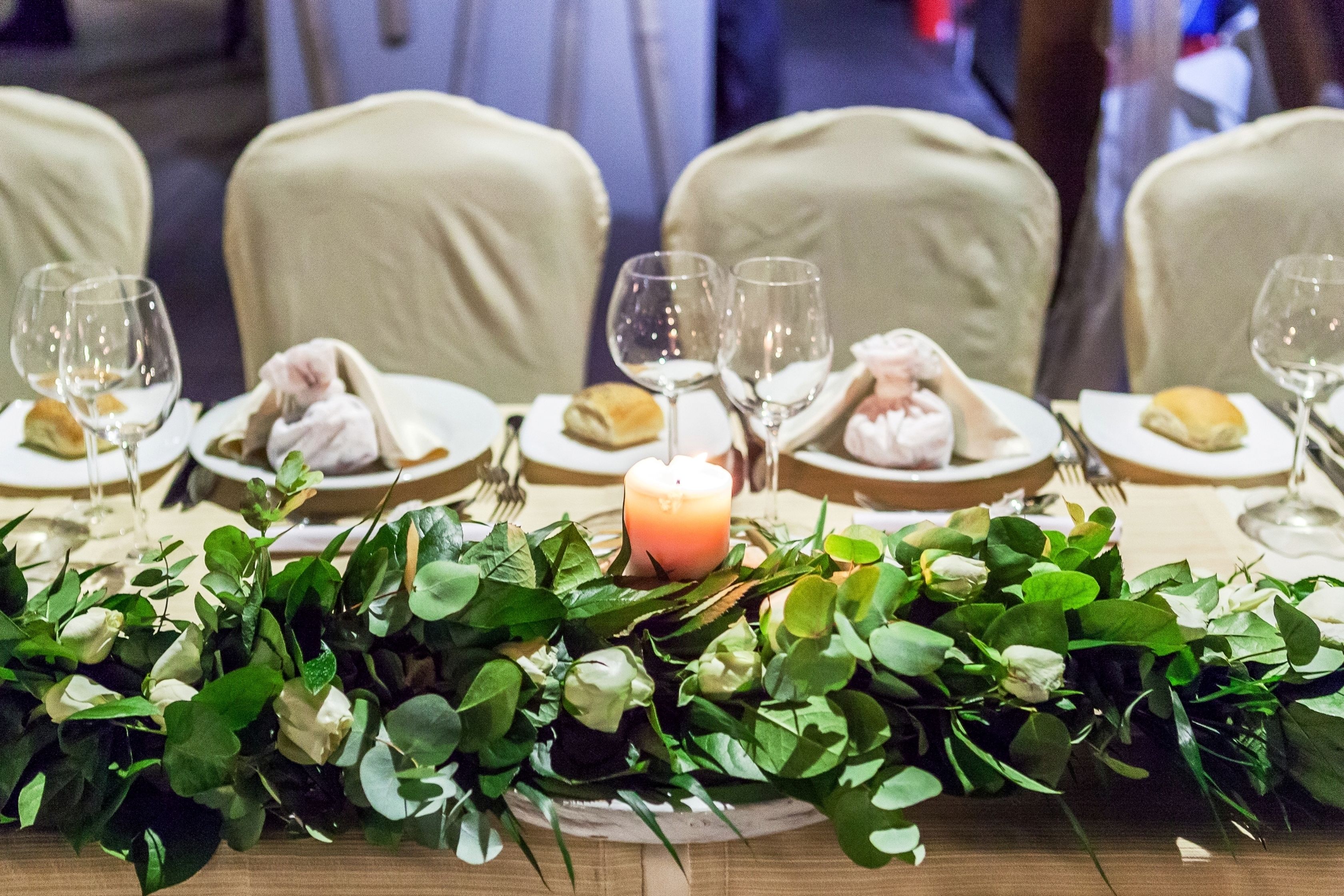 Utendørs bankettområde