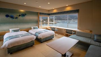 View bath Corner Room with Tatami and Lake View, Non Smoking