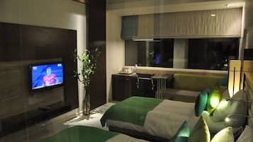 Habitación Deluxe, 2 camas individuales | Ropa de cama de alta calidad, minibar, caja fuerte