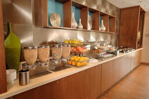 Gratis frukostbuffé varje dag 