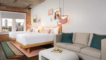 Deluxe Room, 2 Double Beds | 1 bedroom, in-room safe, desk, blackout drapes