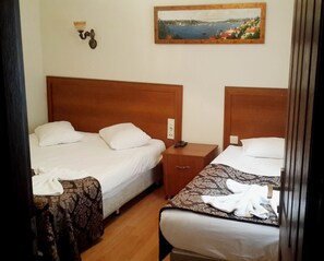 Triple Room | Minibar, coffres-forts dans les chambres, bureau, rideaux occultants