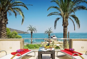 Suite de luna de miel, 1 habitación, vista al mar | Vista a la playa o el mar