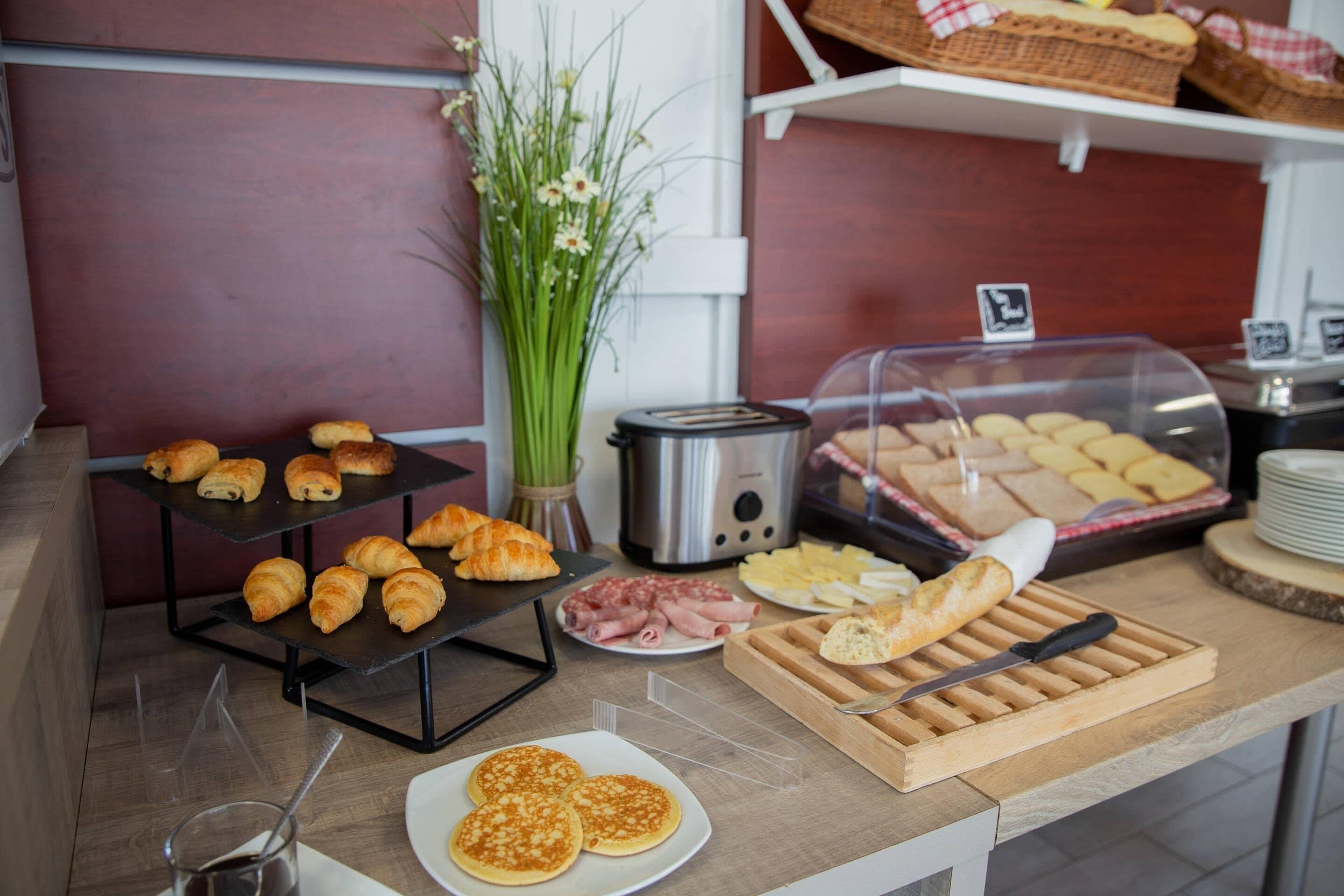Morgenmadsbuffet hver dag mod et gebyr