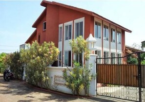 Fassade der Unterkunft