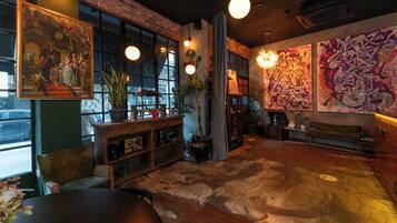 Zona de estar del vestíbulo