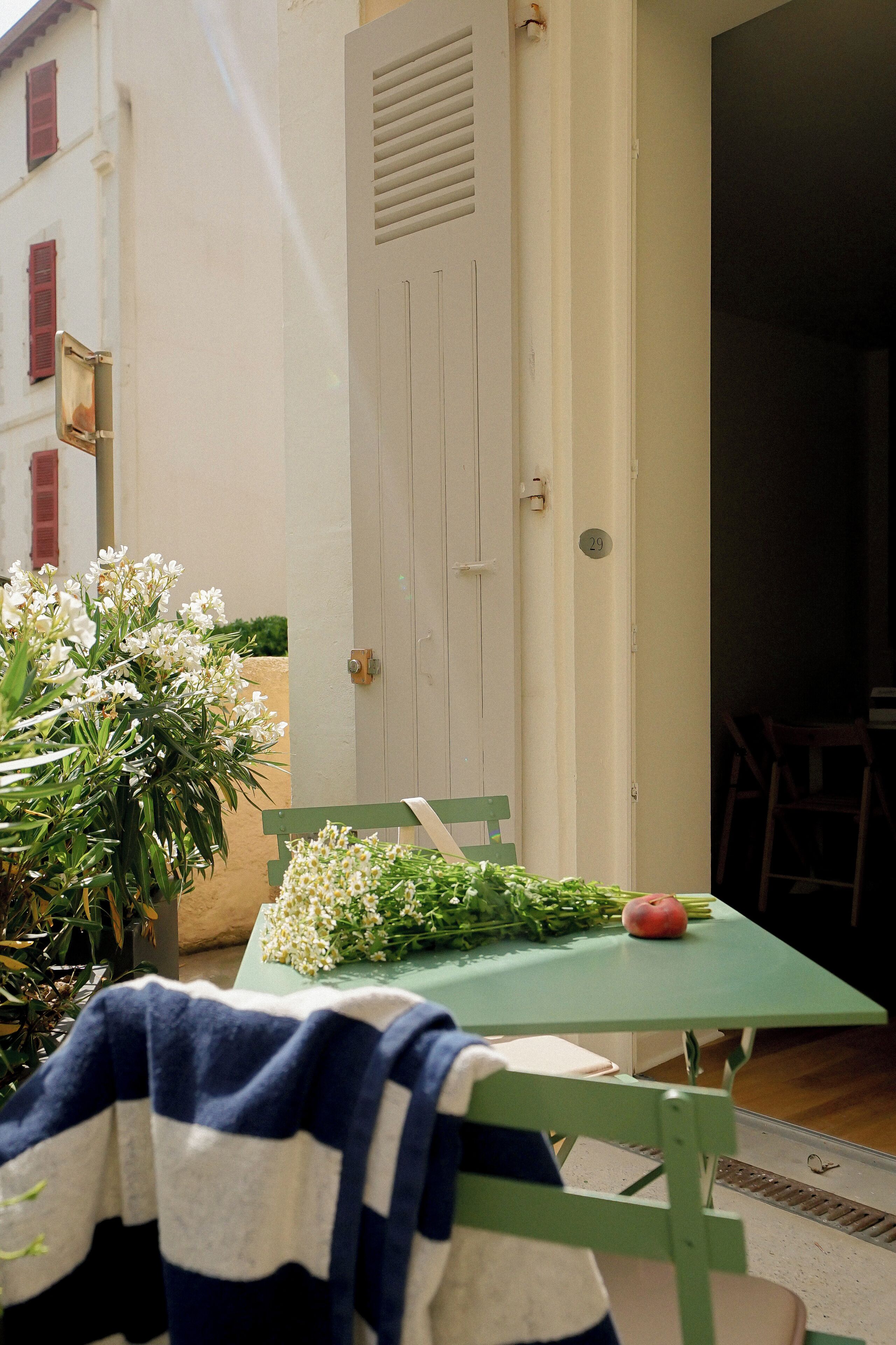 Blick von der Unterkunft