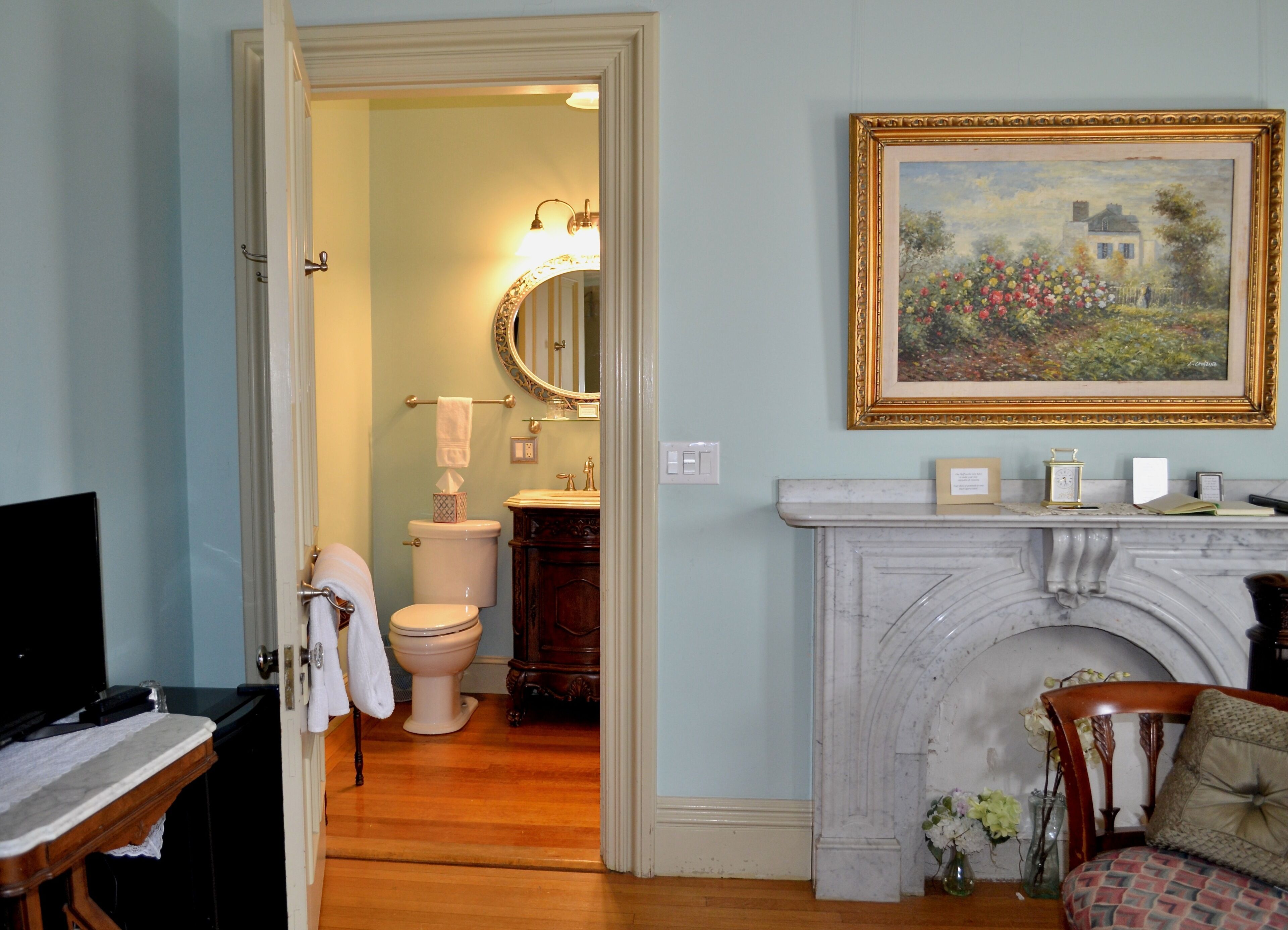 Mint Room | Individually decorated, individually furnished, iron/ironing board
