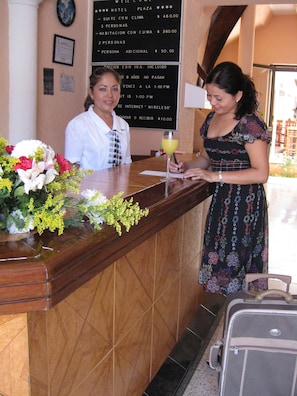 Reception - Hotel Plaza (Ticul)