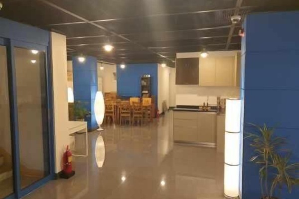 Fridge, electric kettle