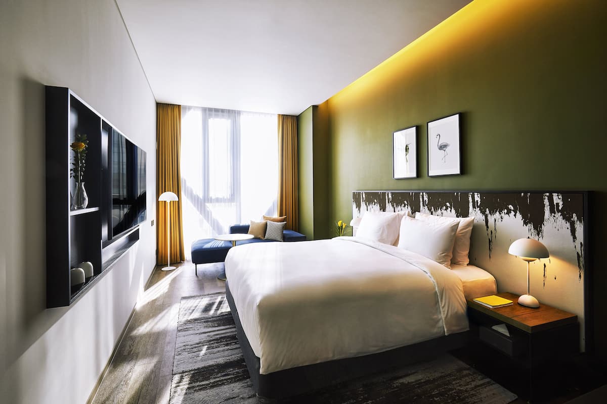 1 Schlafzimmer, kostenlose Minibar, Zimmersafe, Verdunkelungsvorhänge